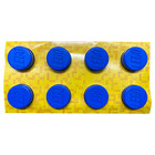 Lego 8 Knob Stackable Storage Brick  19 7  X 9 8  X 7 1   blue 