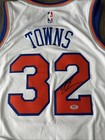 Karl Anthony Towns New York Knicks Autograph Signed Jersey  Psa Coa