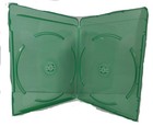 Green Blu-ray 4k Transparent Case Colored 2 Disk 11mm - Fits W  Slipcovers