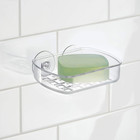 Idesign Bpa-free Plastic Suction Bar Soap Dish - 5 25  X 4  X 2   Clear 19600