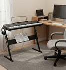 Adjustable Sturdy Z-stand Electronic Keyboard Stand Compatible For 61 88 Keys