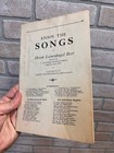 Vintage 1930s J  Leinenkugel Brewing Company Song Book Chippewa Falls Wi Beer