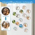 40pc Clear Glass Cabochons 30mm Round Dome For Photo Pendant Craft Jewelry