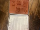 Stampin Up   Merry Everything Rubber Sheet Clear Stamp Set Of 5 135071 Christmas