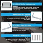 Upgraded W11259006 Washer Lid Assembly Fors Whirlpool Maytag Washer