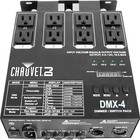 Chauvet Dj Dmx-4 4-channel Dj Lighting Dimmer relay Pack  Black
