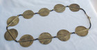 Unique Huge Antique Vintage African Bronze Necklace Spiral Pendant Amulet Tradit