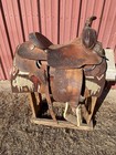 Antique Western Rope Saddle Vintage   No Reserve 