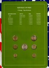 Coin Sets Of All Nations Peru 1985-1988 Unc 5 Intis 1987 1 Inti 1986