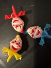 Vintage Wilton Clown Head Cupcake Picks Toppers Clowns New Open Package