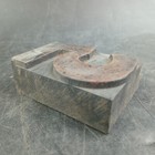 Number 5 Fives Vtg Wood   Metal Letterpress Print Type Printers Block Cut 2 5 