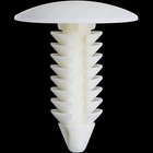 Natural White Nylon Fender Bumper Shield Push Pin Retainer 6030441 For 100pcs