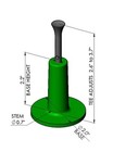 Duraspike Adjustable Practice Golf Tee  4 Tees Like Fiberbuilt Driving Range Mat
