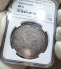 Ngc Wurttemberg 1825 1 Thaler Ms 62 Silver Coin Unc Germany Rare Coin And Grade