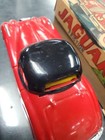 Vintage Japan Tin Jaguar Coupe Toy Car Friction 6  W box Friction  Sy Japan