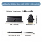 143lbs Door Closers Heavy Duty Residential Grade 3 Spring Hydraulic Door Closer