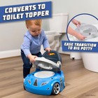 Blue Race Car Potty Training Toilet  Includes Detachable Toddler Toilet Seat And