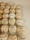 Lot 45 Used Little League Baseballs Batting Practice Balls Seams Good  1 6 Each