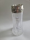 Cut Glass Water Claret Pitcher By Dominick Haff  Sterling Silver