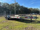 New 7 5x20 Equipment Trailer Tandem Axle  2  Dove 14k Gvwr W  Ramps  Heavy Duty