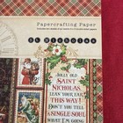 Graphic 45 St  Nicholas 8x8 Double-sided Paper Pad New  Santa  Christmas 24 Shts