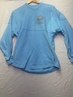 Spirit Jersey Disney s Frozen Let It Go Shirt Adult Xs Blue Silver Glitter Print