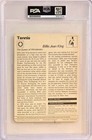 Billie Jean King Signed 1977 Sportscaster Card Psa dna Authentic Signed Tennis 