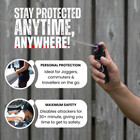 Police Magnum 2 Pack 3oz Hot Pink Safety Lock Oc Pepper Spray For Self Defense