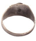 Ring 835 Silver Ww1 Wwi Ww2 Wwii Skull Death Head Gothic Knights Iron Cross Temp