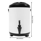 Stainless Steel Insulated Beverage Dispenser Cold hot Drink Dispenser 8l White
