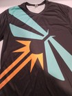 Boon Firefly 24 Cycling Jersey Xl Black Teal Orange Lightweight Short Sleeve