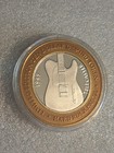 1949 Hard Rock Hotel Vegas Telecaster  10 Dollar Gaming Token  999 Silver  rare 