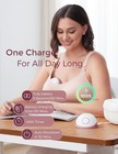 Momcozy Breast Pump Hands-free Mobile Style Wearable M6 24mm  1pc Cozy Red