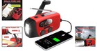 Emergency Hand Crank Radio With Led Flashlight   Power Bank - Stay Safe Anywhere