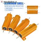 50 100w 0 1-1k   Ohm Watt Shell Power Aluminum Housed Case Wirewound Resistor U-s