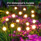 Solar Firefly String Lights - 80 Led Solar Lights Outdoor  Solar Garden Lights