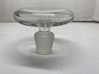 Vintage Large Clear Glass Bottle Stopper