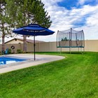 Skywalker Trampoline Outdoor 10 Ft  Round Outdoor Trampoline With Net  Trampo   