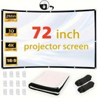 4k 3d Projection Screen  72 - 100 Inch  Foldable