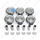 6x Pistons   Rings Set   83mm Std For Volvo S80 Xc90 2 9t T6 L6 B6294t