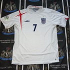 England Home Football Shirt Jersey 2005 2006 2007 Umbro David Beckham Size Xl