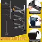 2 Pack Shipping Container Shelving Adjustable Heavy Steel Up To 1000 Lbs  22  X