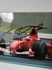 Michael Schumacher Hand Signed 12x8  Mounted Ferrari Formula 1 Autograph Photo 