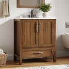 30   Bathroom Cabinet Vanity With Sink Combo Bathroom With 2 Doors And 1 Drawer