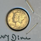 1944 D Mercury Dime 10c Us Coin 90  Silver  Denver Mint 