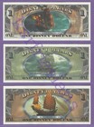 2007 2011  1 Disneyland Pirate Disney Dollars E16061 Ef55655 Ee43034 Radars  3 