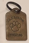 Vintage Clemson University Tigers Key Chain Solid Brass Handcrafted