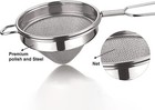 Stainless Steel Loose Tea Strainer     Extra Fine Mesh For Smooth Infusions
