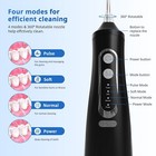 Cordless Water Flosser Dental Oral Irrigator Pick Teeth Cleaner 4 Jet Tips