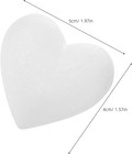 20-pack White Polystyrene Foam Hearts     Heart-shaped Craft Foam For Diy Christma